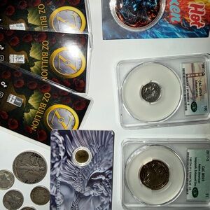Assorted Coin Collection with Bullion and Collectibles